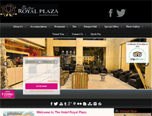 Tablet Screenshot of hotelroyalplaza.in